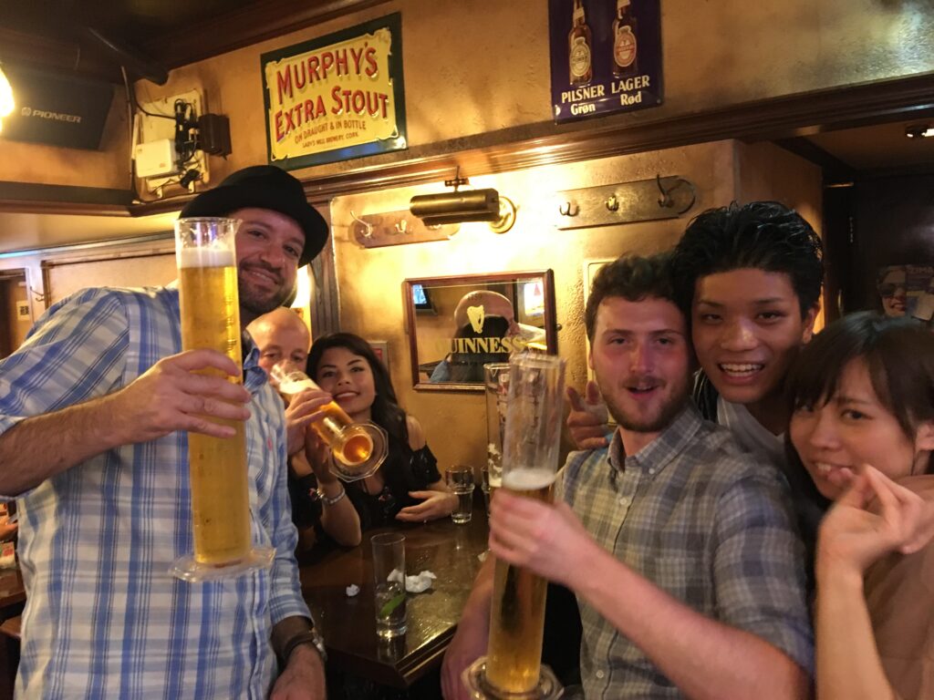 Tokyo pub tequila party