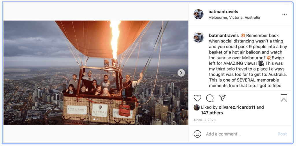 batmantravels instagram hot air balloon