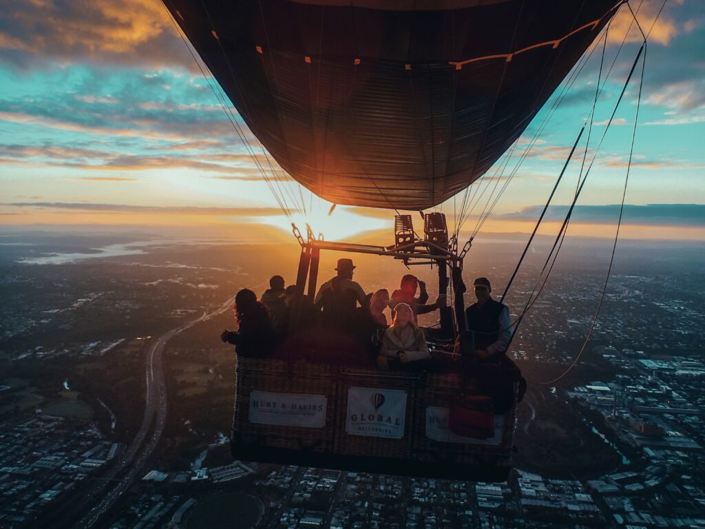 melbourne hot air balloon